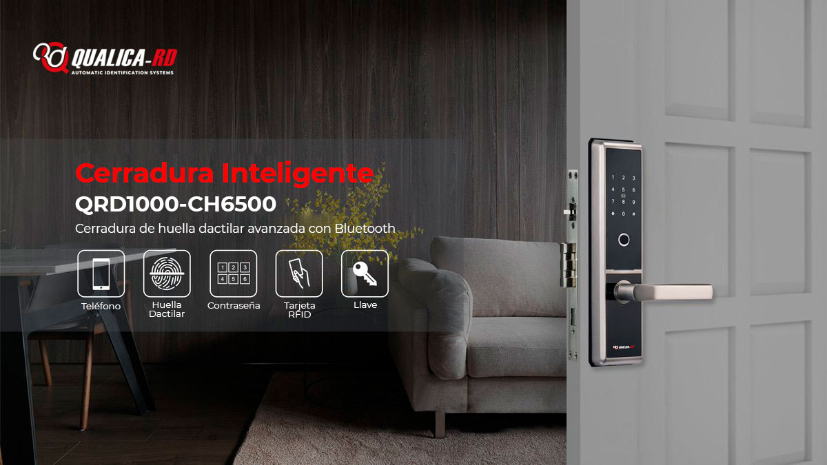 cerradura inteligente lector tarjetas CH6500