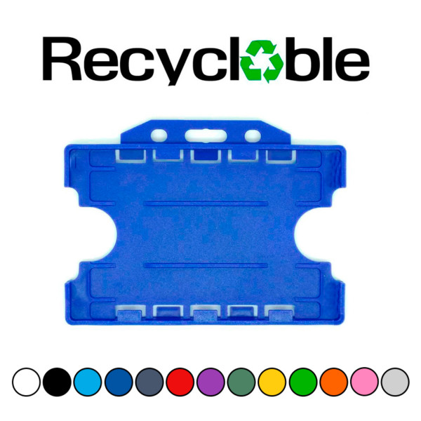 reciclabe horizontal para dos tarjetas